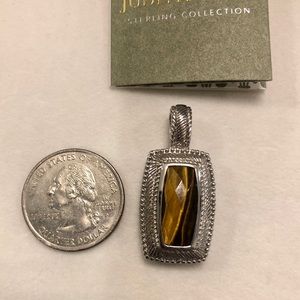 Judith Ripka Tiger Eye Pendant